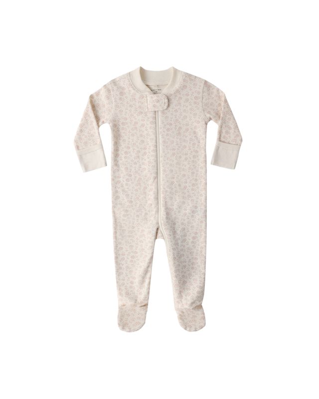 Zip Long Sleeve Sleeper Footie Ditsy