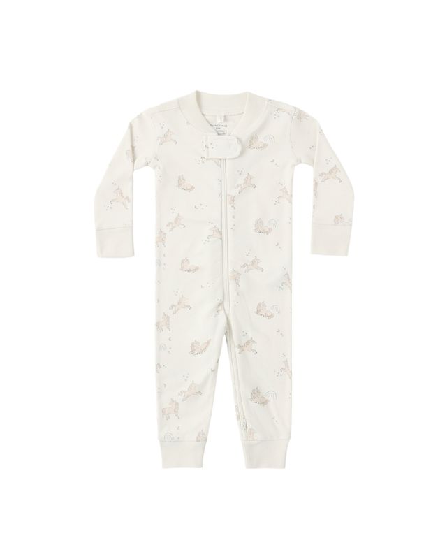 Zip Long Sleeve Sleeper Unicorns