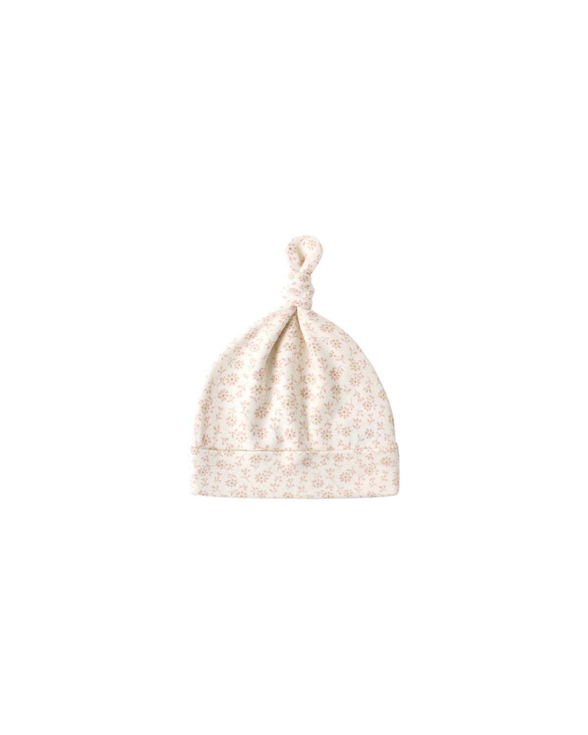 Knotted Baby Hat Ditsy