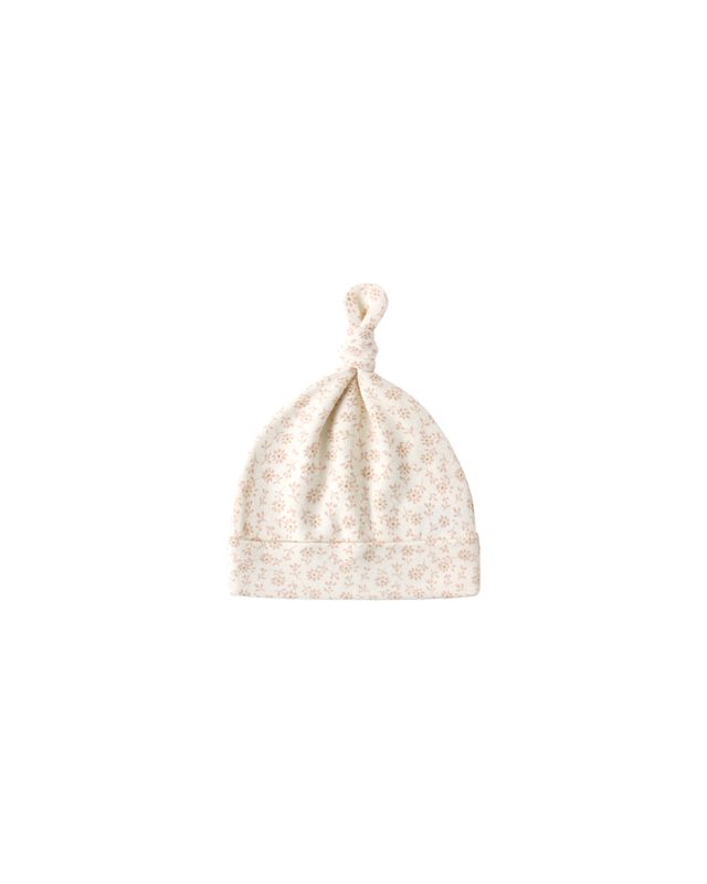 Knotted Baby Hat Ditsy