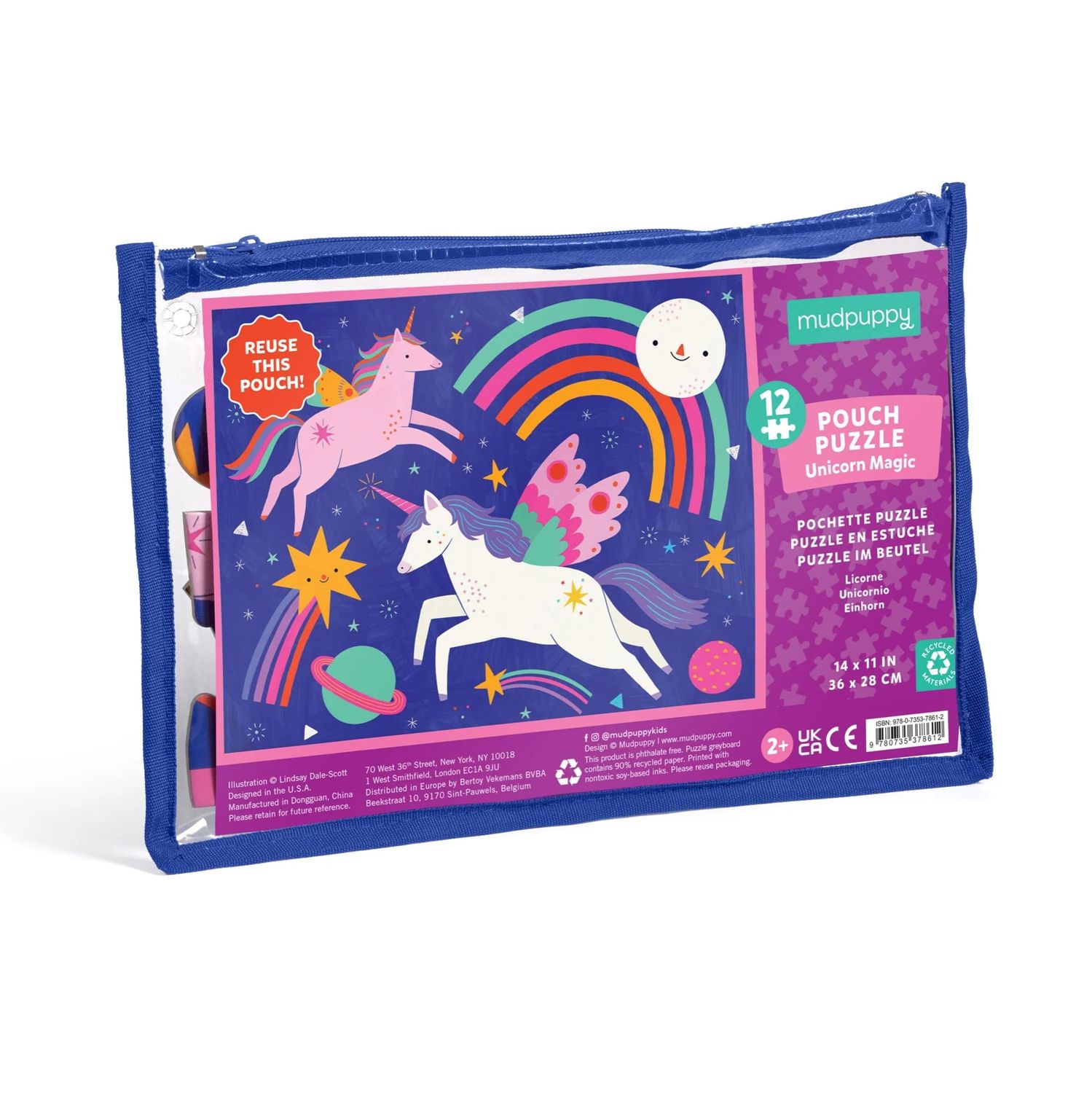 Unicorn Magic Puzzle Pouch