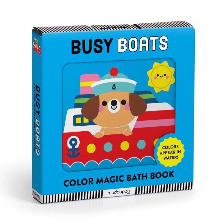 Busy Boats Bath Book
