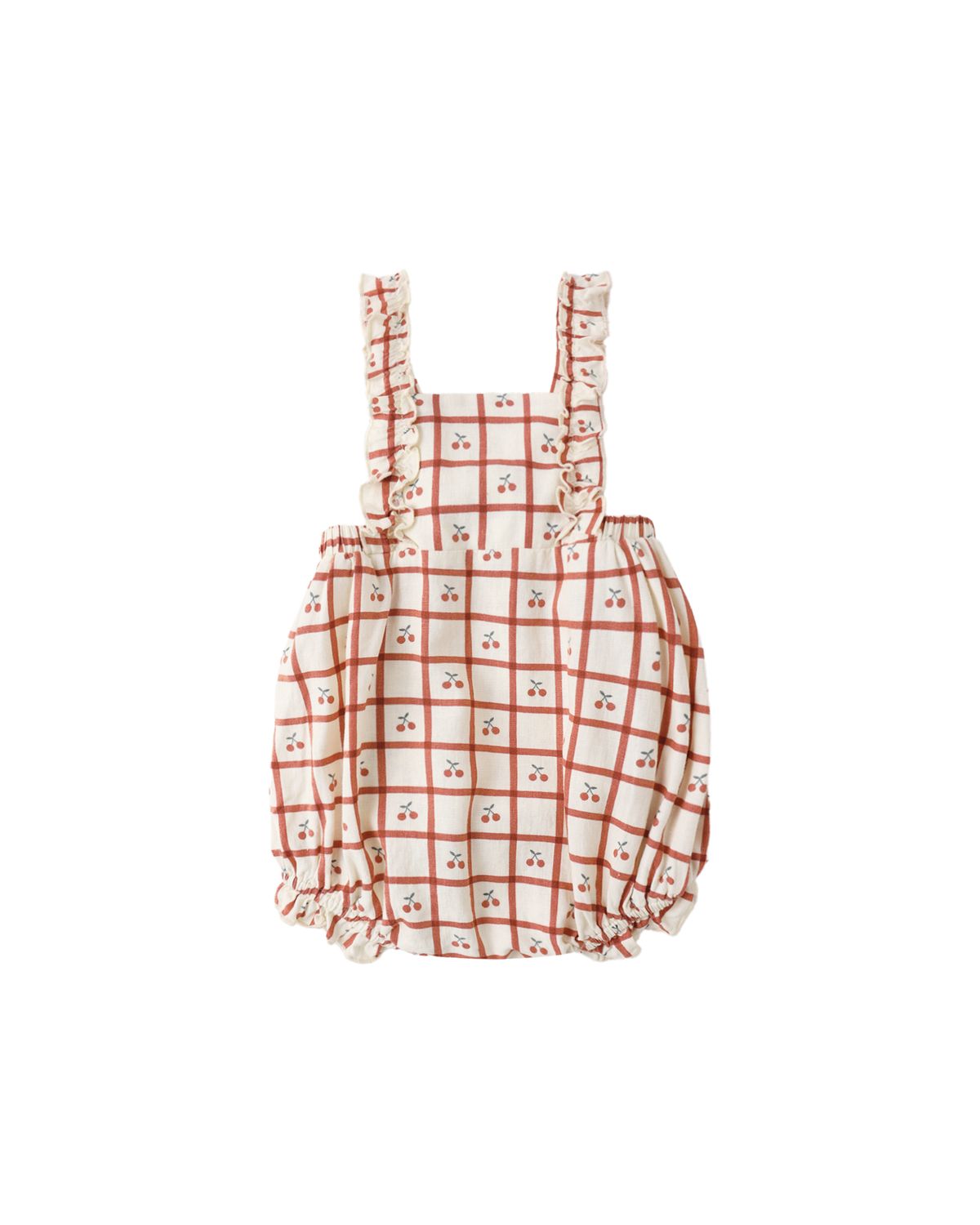 Chiara Romper Cherry Check