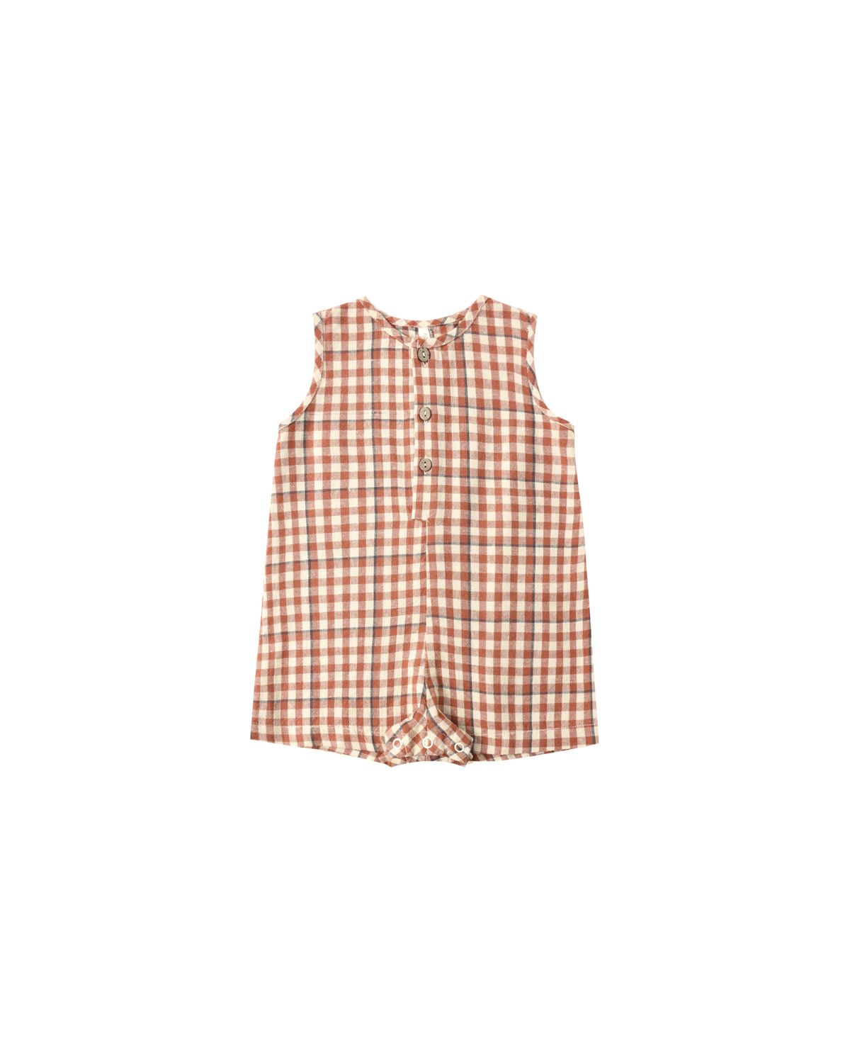 Mavrik Romper Poppy Gingham