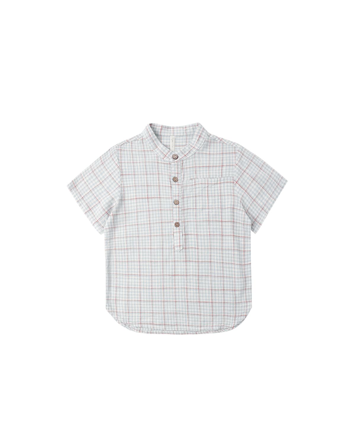 Mason Shirt Light Blue Plaid