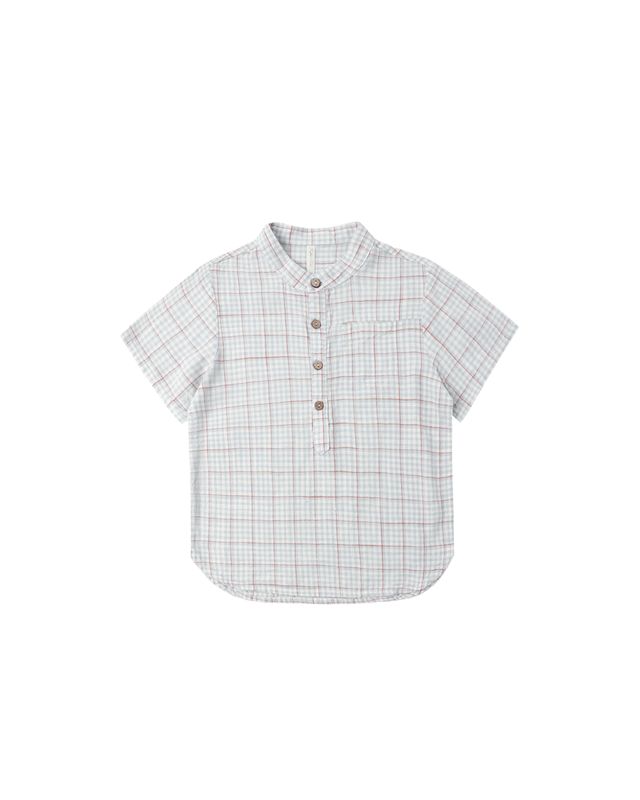 Mason Shirt Light Blue Plaid