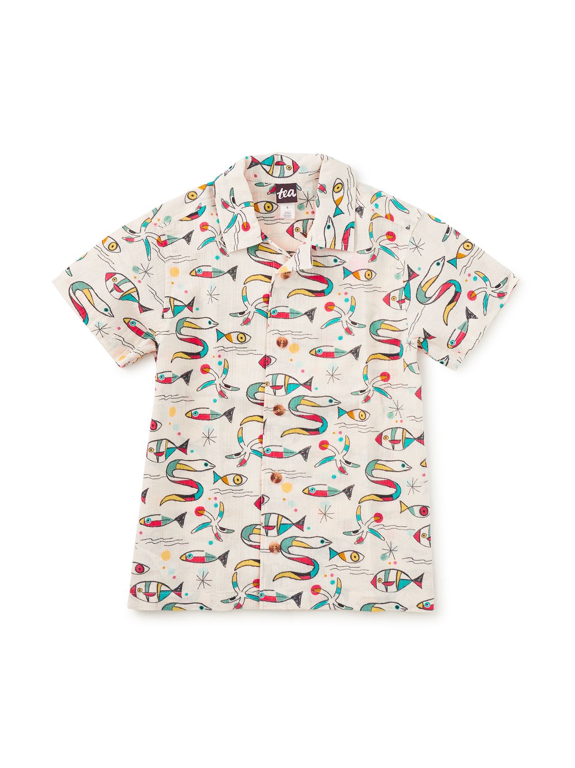 Printed Camp Shirt Mar de Miro