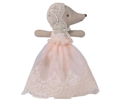 Baby Mouse in Gown - Powder