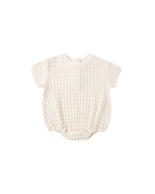 Relaxed Bubble Romper Natural