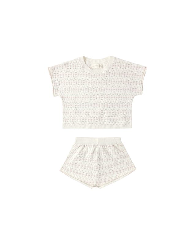 Relaxed Summer Knit Set Ivory