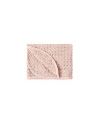 Waffle Baby Blanket Blush