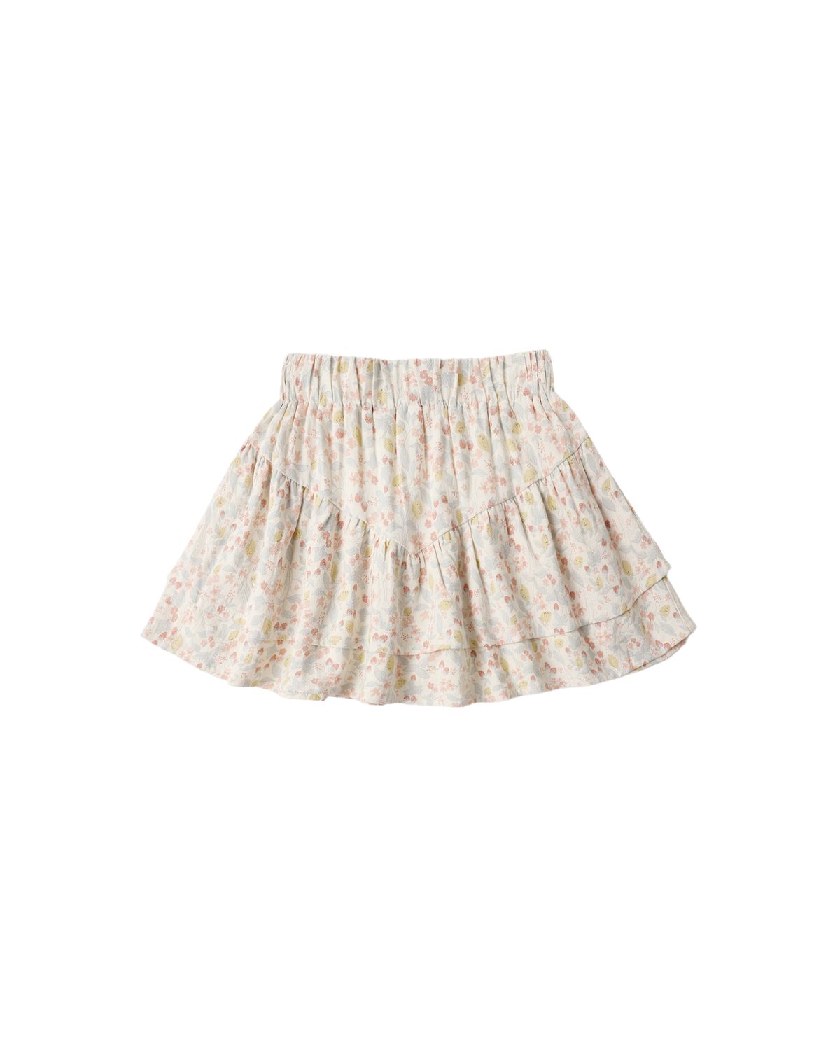 Tiered Mini Skirt Summer Garden