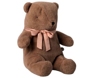 Teddy Bear Plush, Medium - Soft Brown