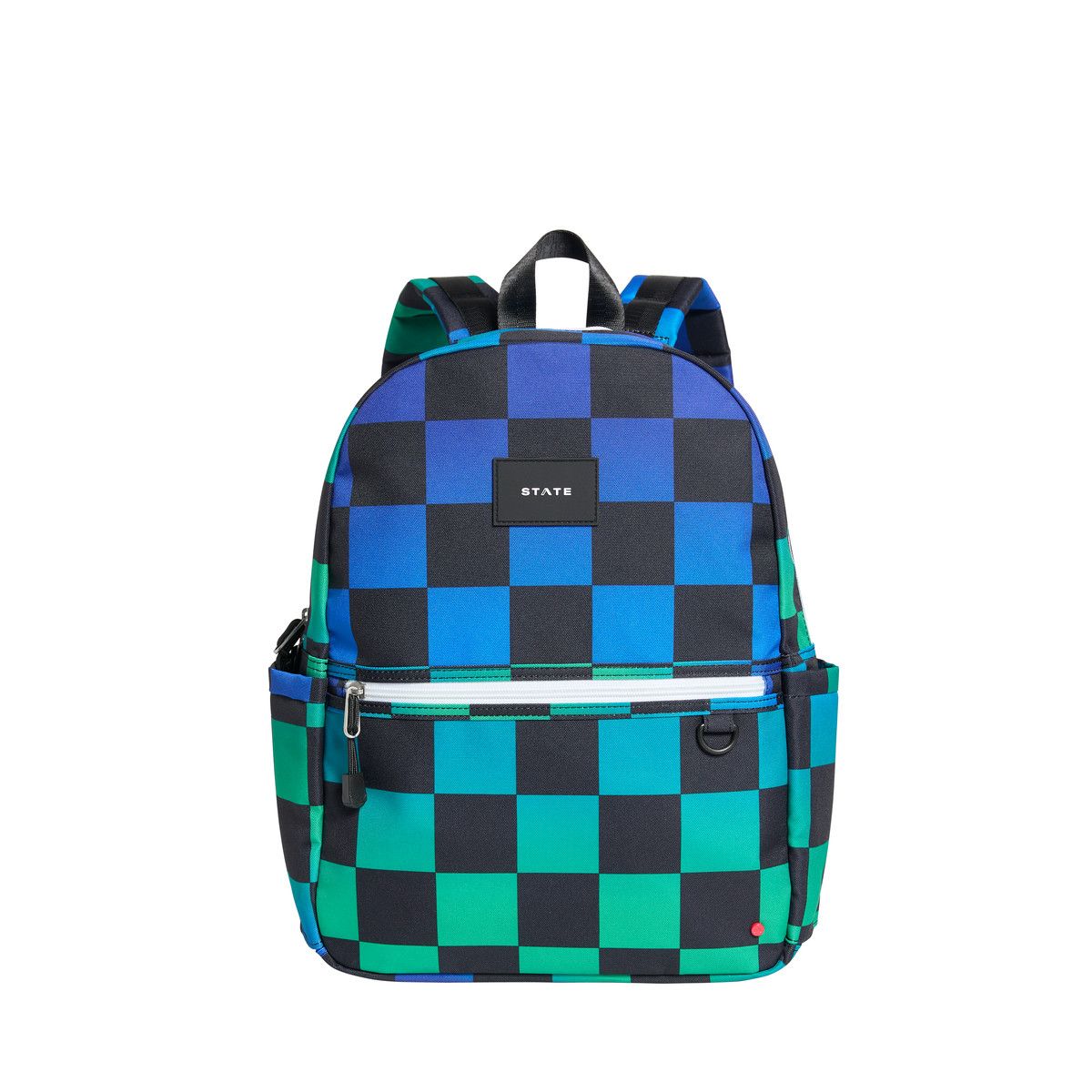 Kane Backpack Blue Checkerboard