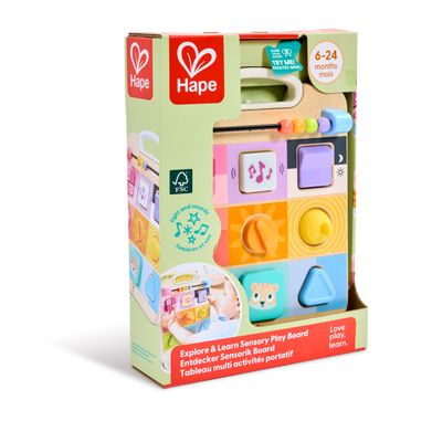 Explore and Learn Sensory Play Board