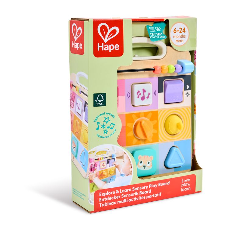 Explore and Learn Sensory Play Board