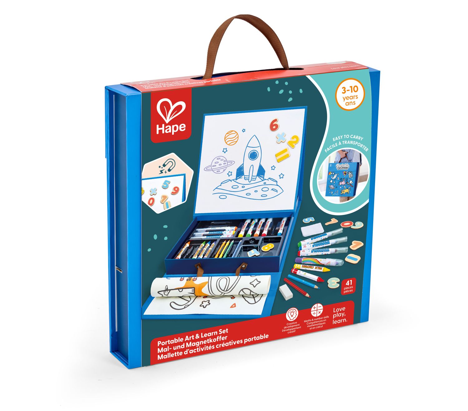 Portable Art &amp; Learn Set