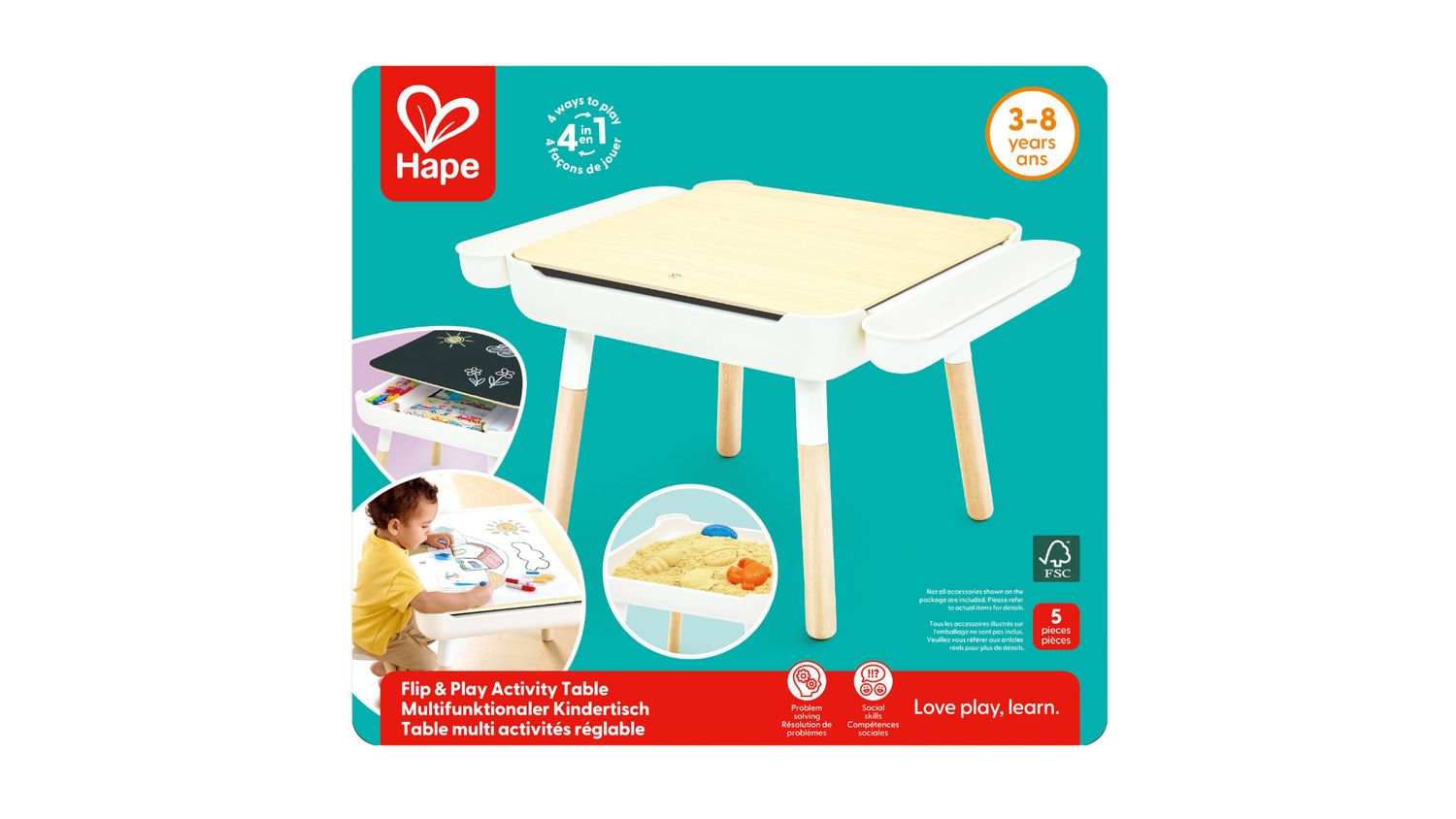Flip &amp; Play Activity Table