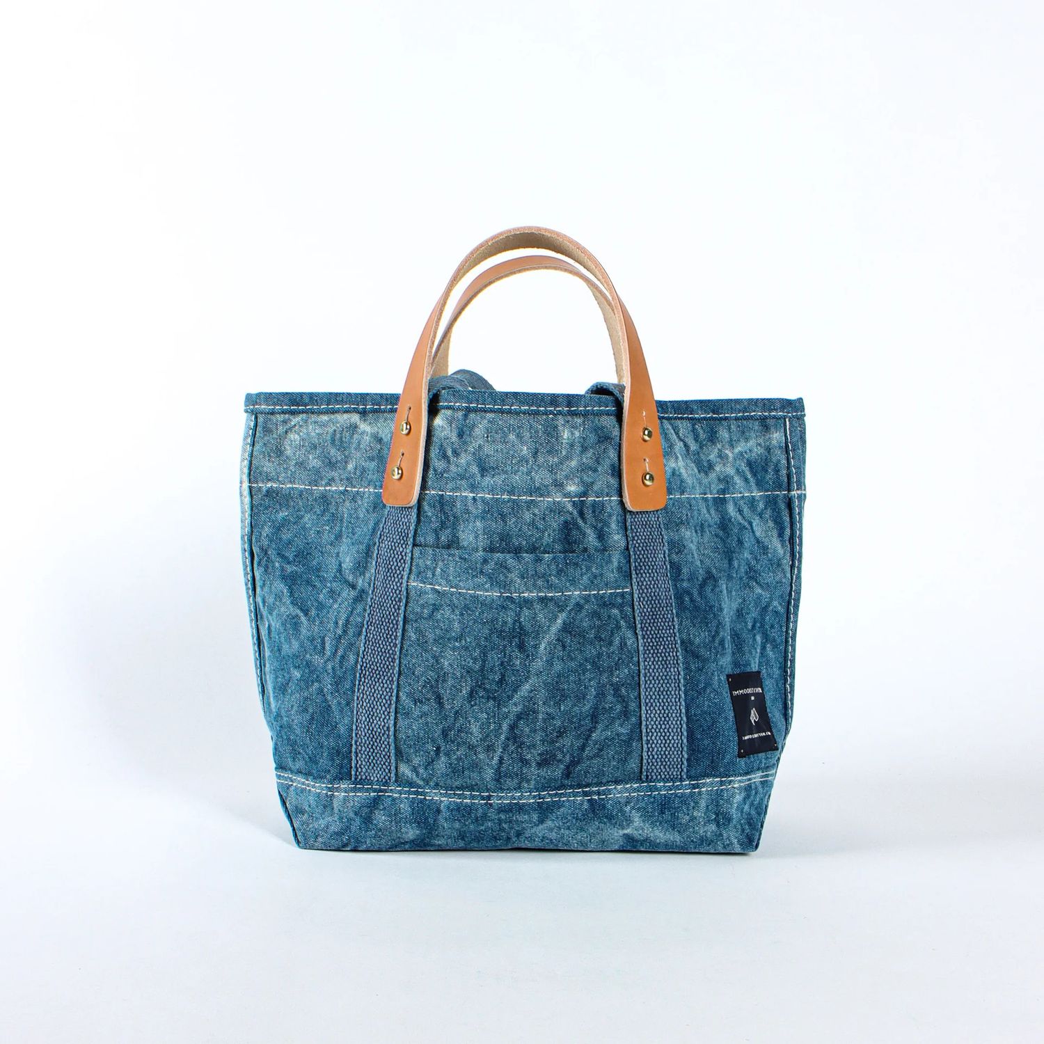 Lunch Tote Washed Denim