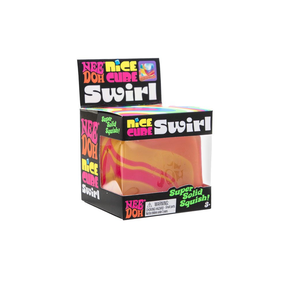 NeeDoh Nice Cube Swirl Assorted Colors