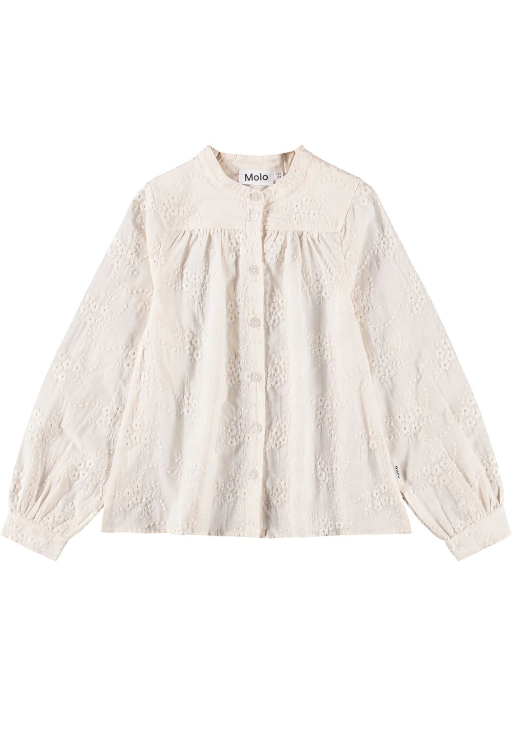 Rania LS Top Pearled Ivory