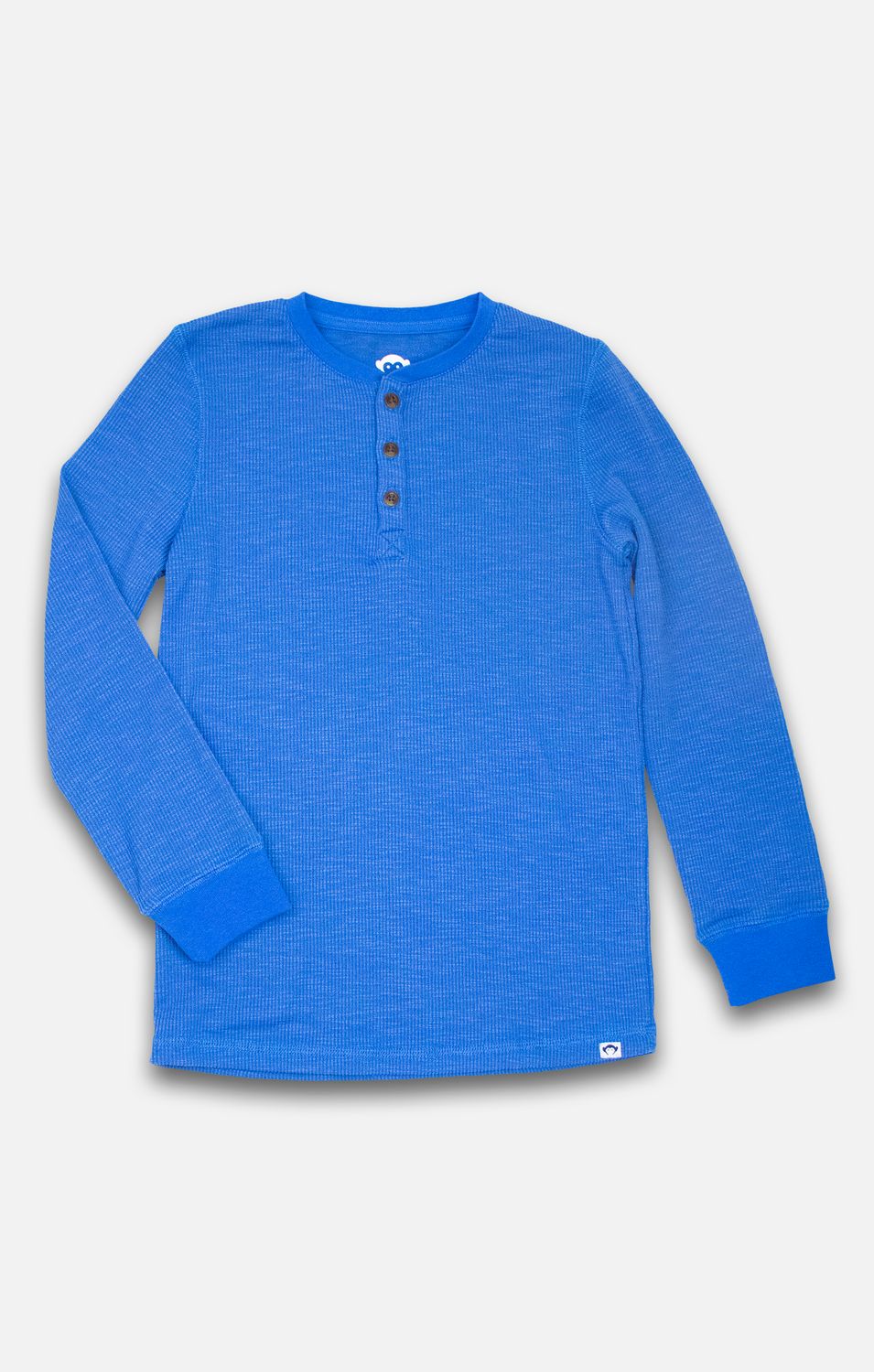 Craftsman Thermal Henley Classic Blue