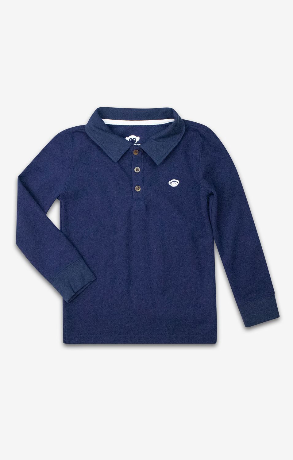 Parker LS Polo Navy Blue