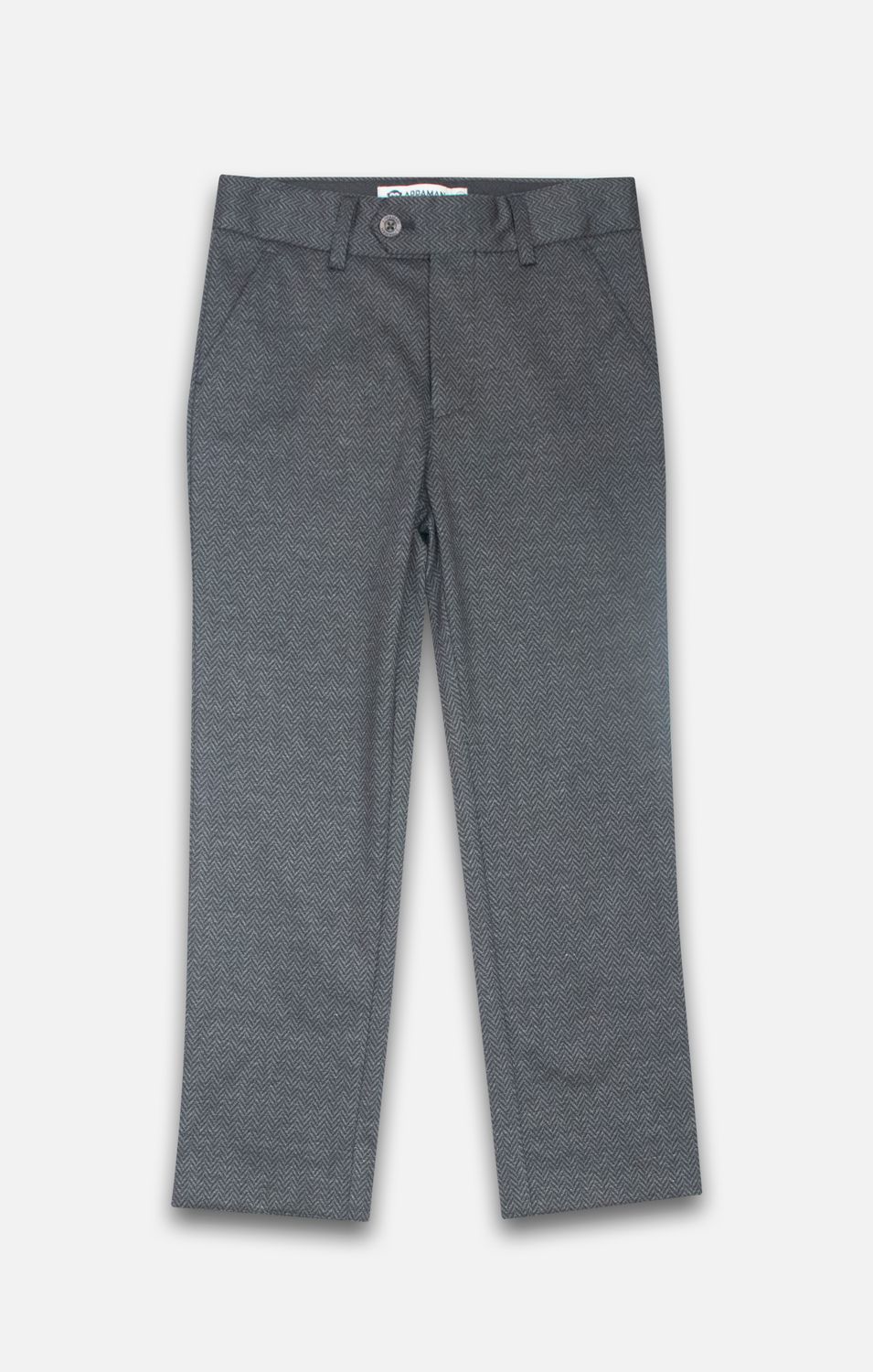 Everyday Stretch Dress Pant Black Herringbone