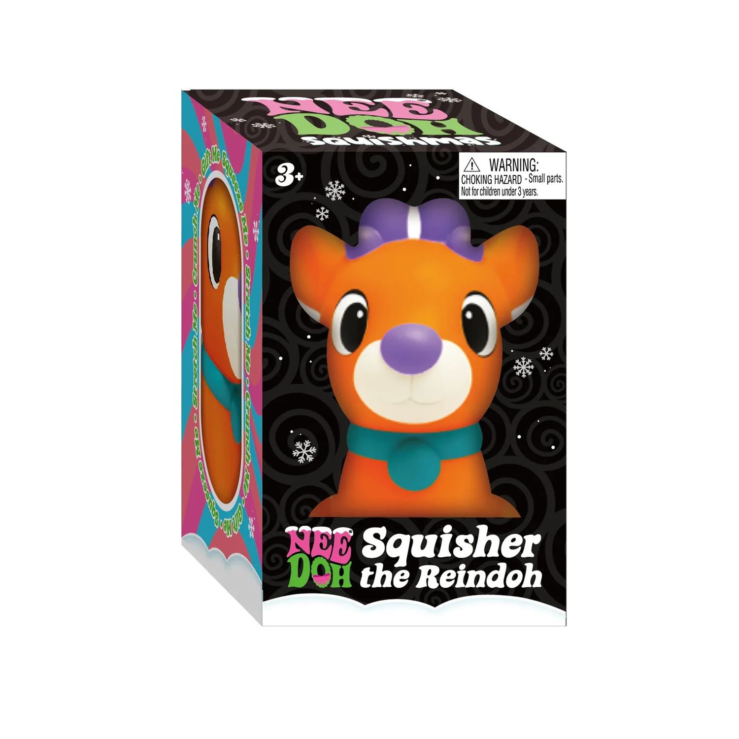 Needoh Squishmas Squisher the ReinDoh Assorted Colors