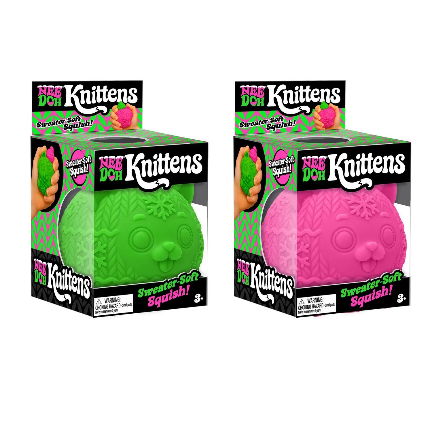 Needoh Squishmas Knittens Assorted Colors