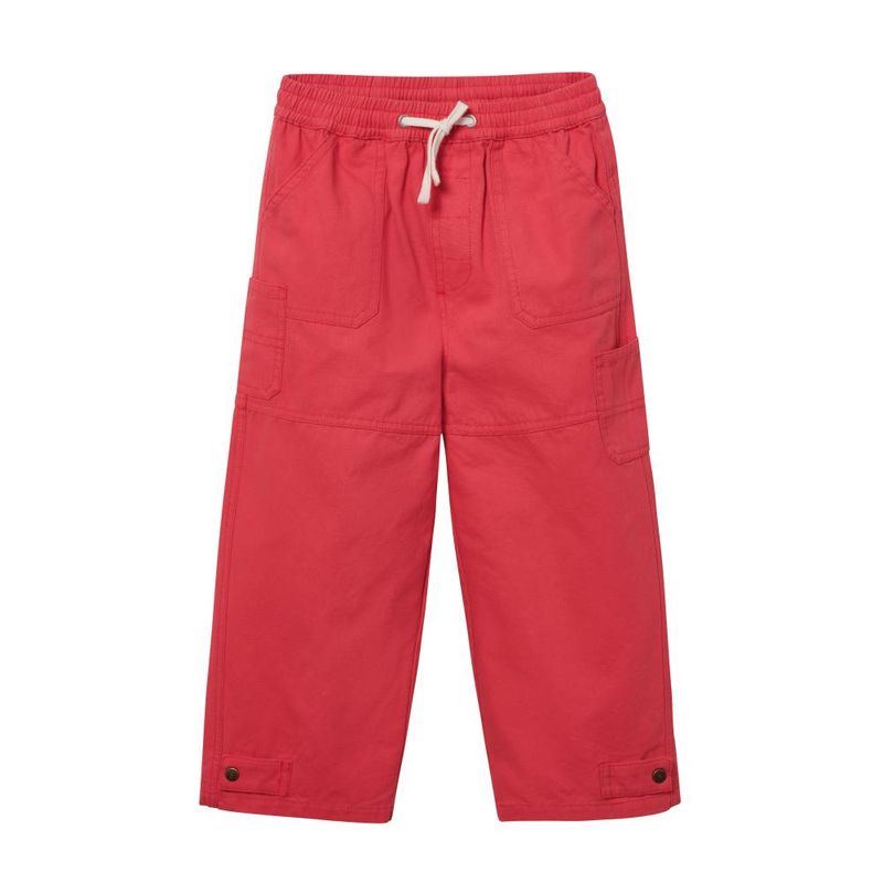 Red Denim Utility Jeans