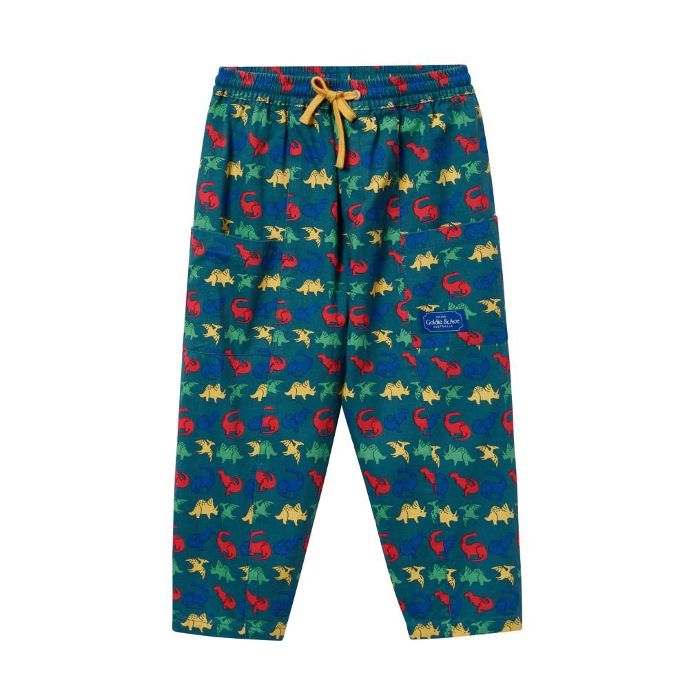 Dinosaur Print Kit Pocket Pants