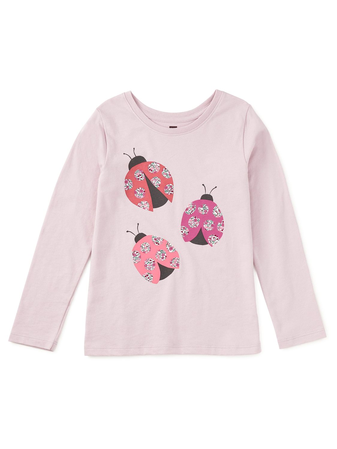 Garden Ladybugs Graphic Tee Lavender Rain