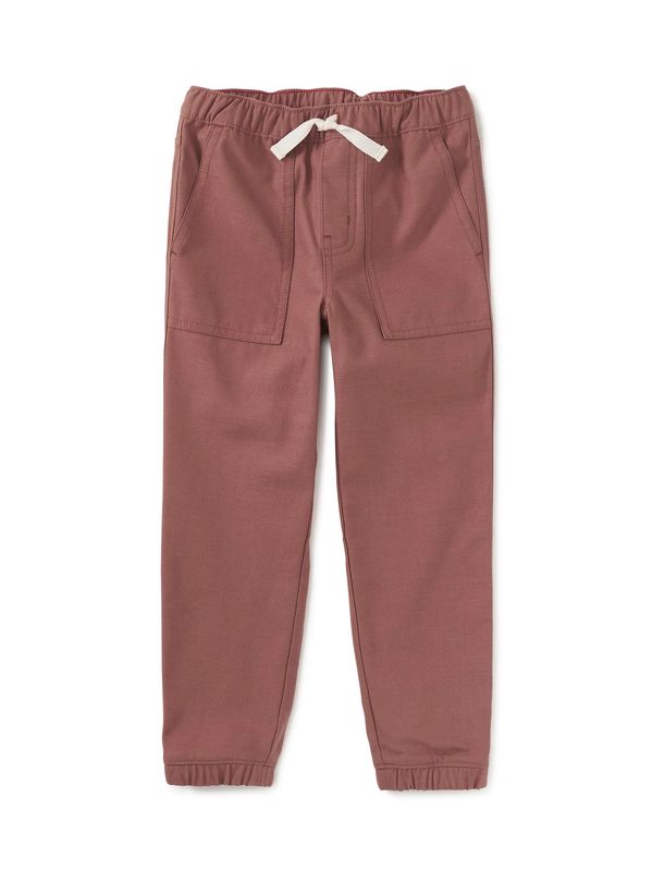 Game on Reverse Twill Joggers Russet
