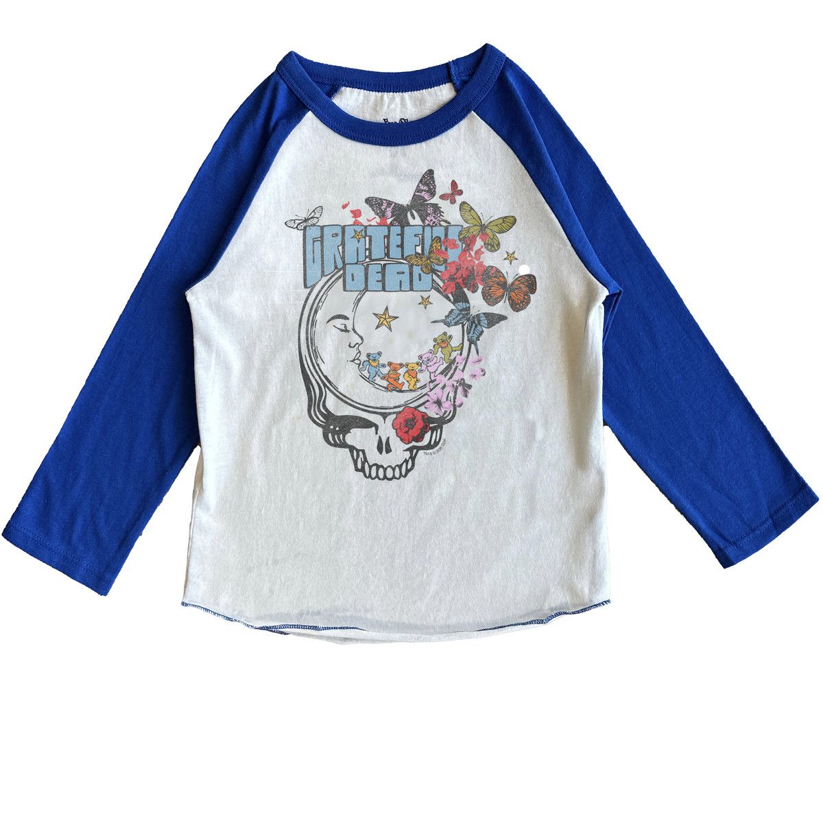 Grateful Dead Moonlight Stealie Bloom Recycled Raglan Tee