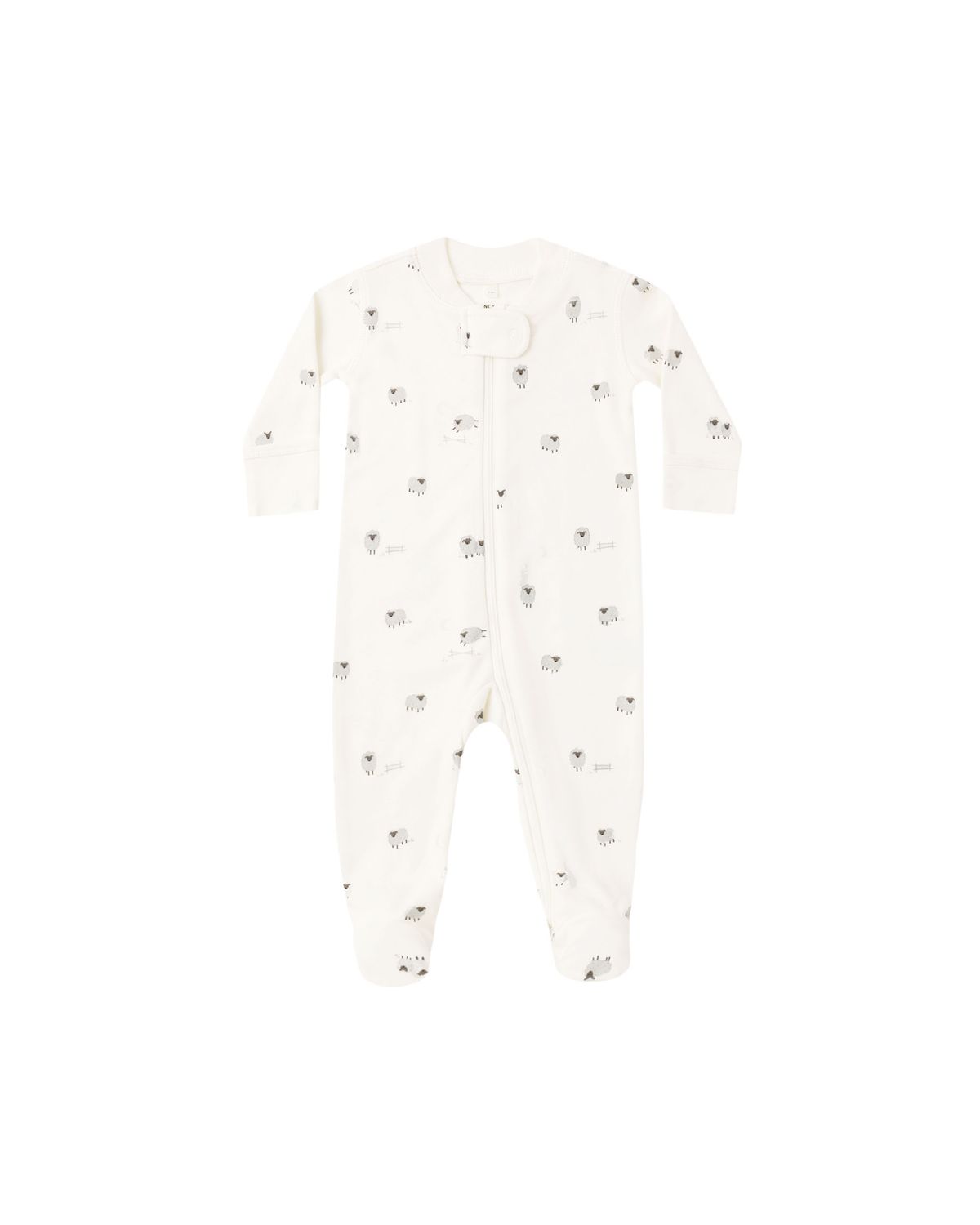 Zip Long Sleeve Sleeper Footie Sheep