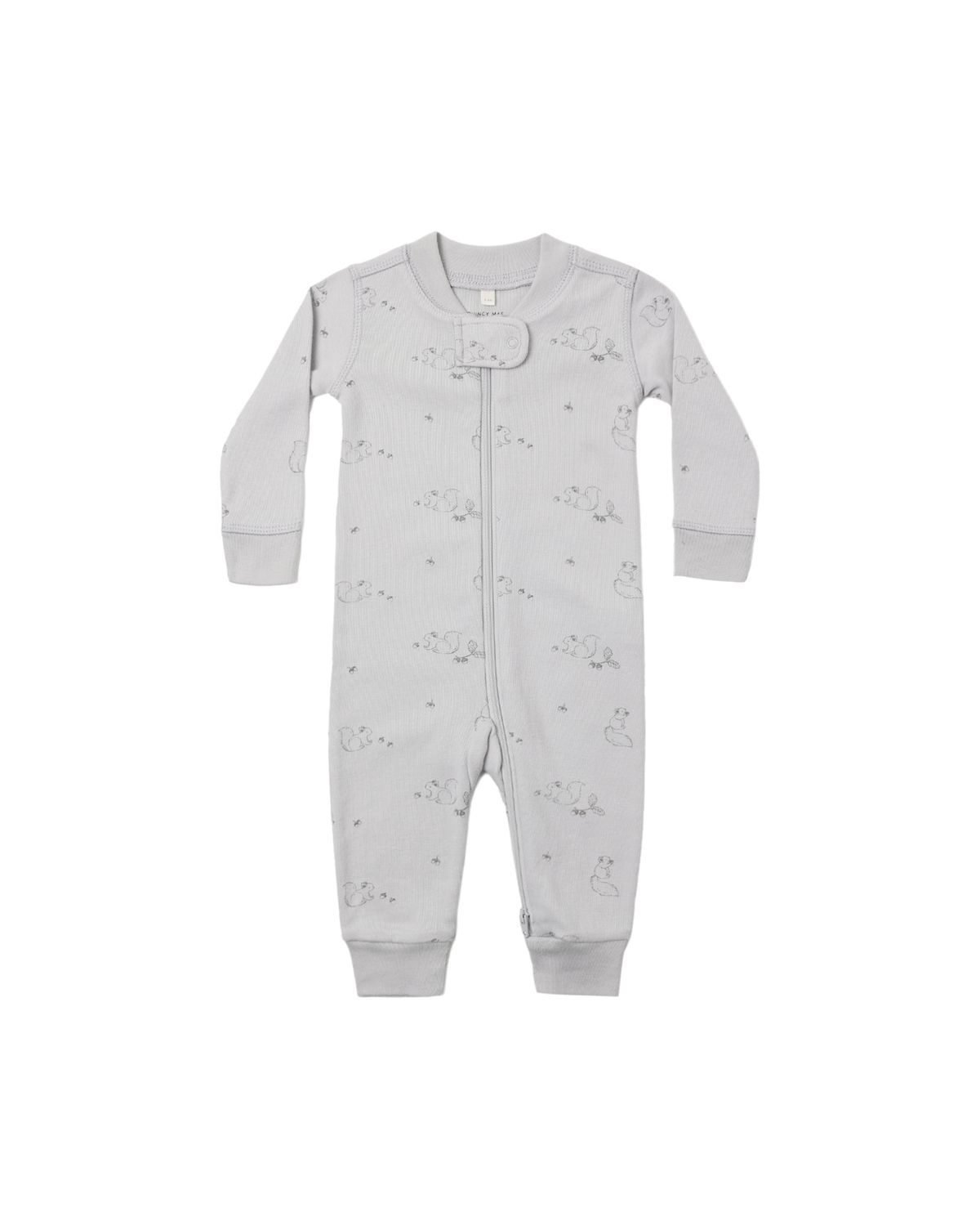 Zip Long Sleeve Sleeper Squirrel