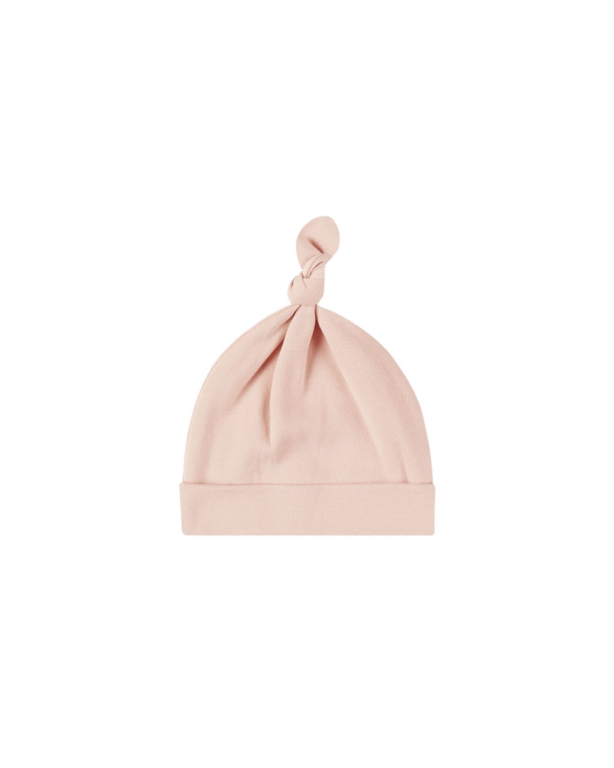 Knotted Baby Hat Dusty Rose