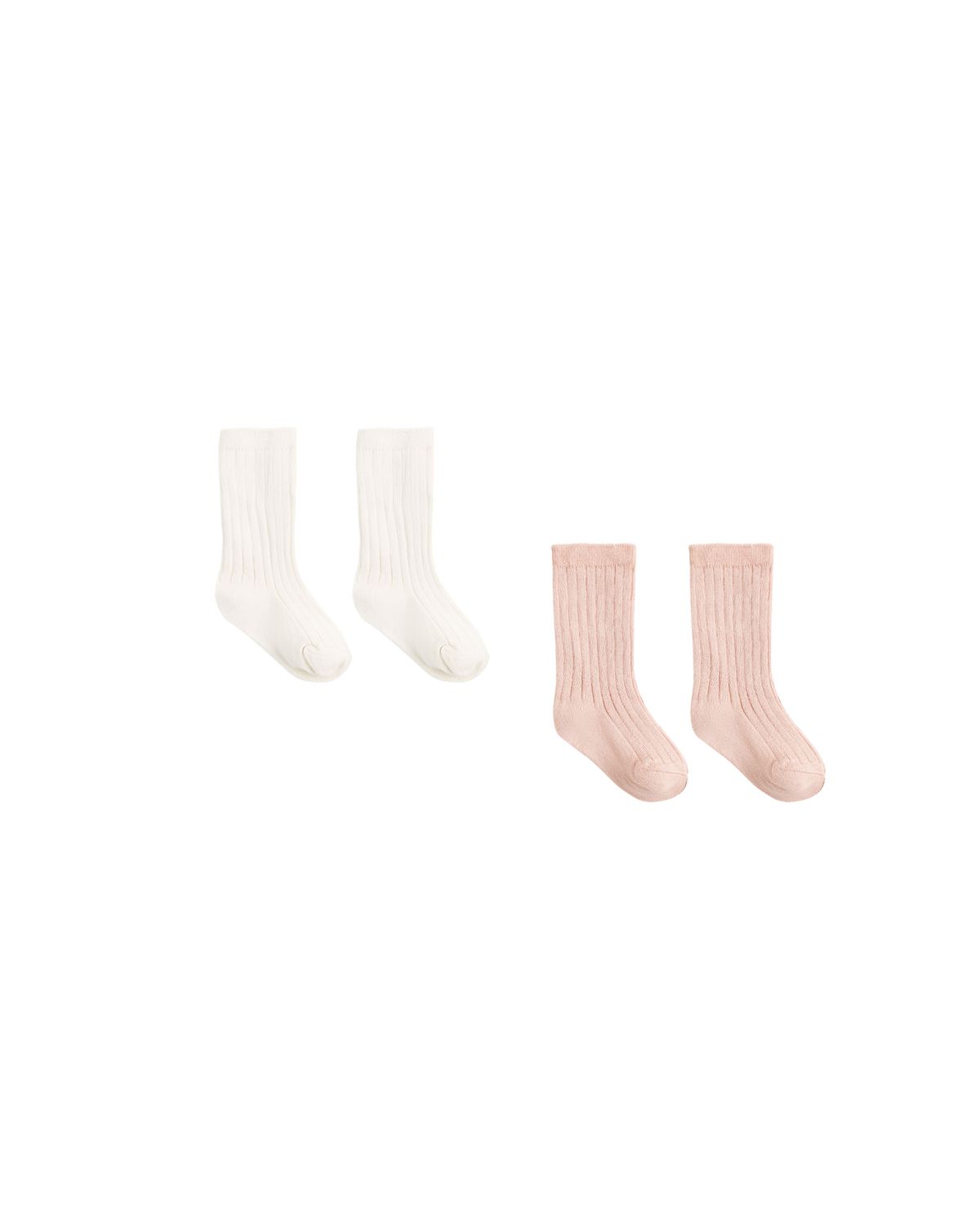 Socks Set Natural, Dusty Rose