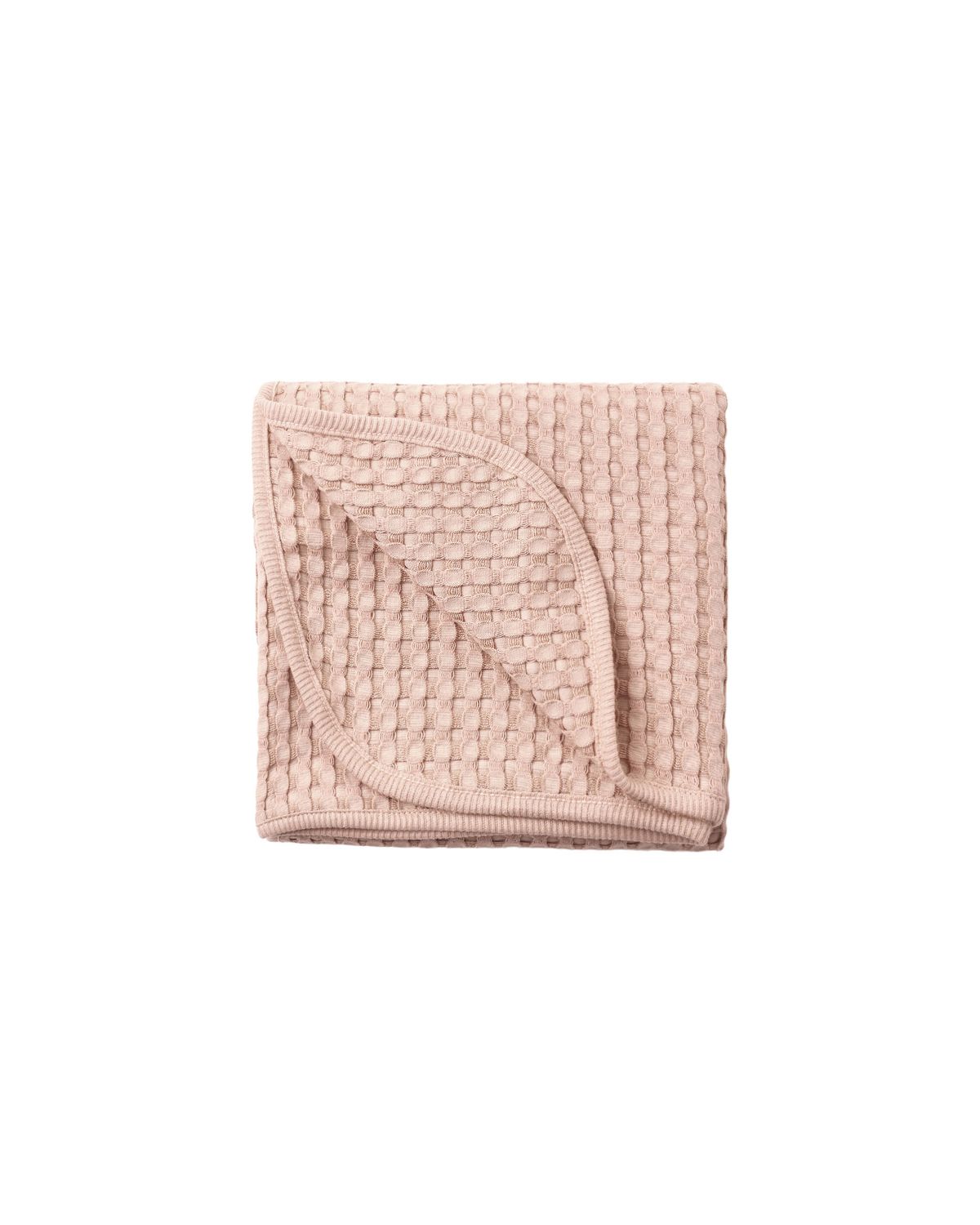 Waffle Baby Blanket Dusty Rose
