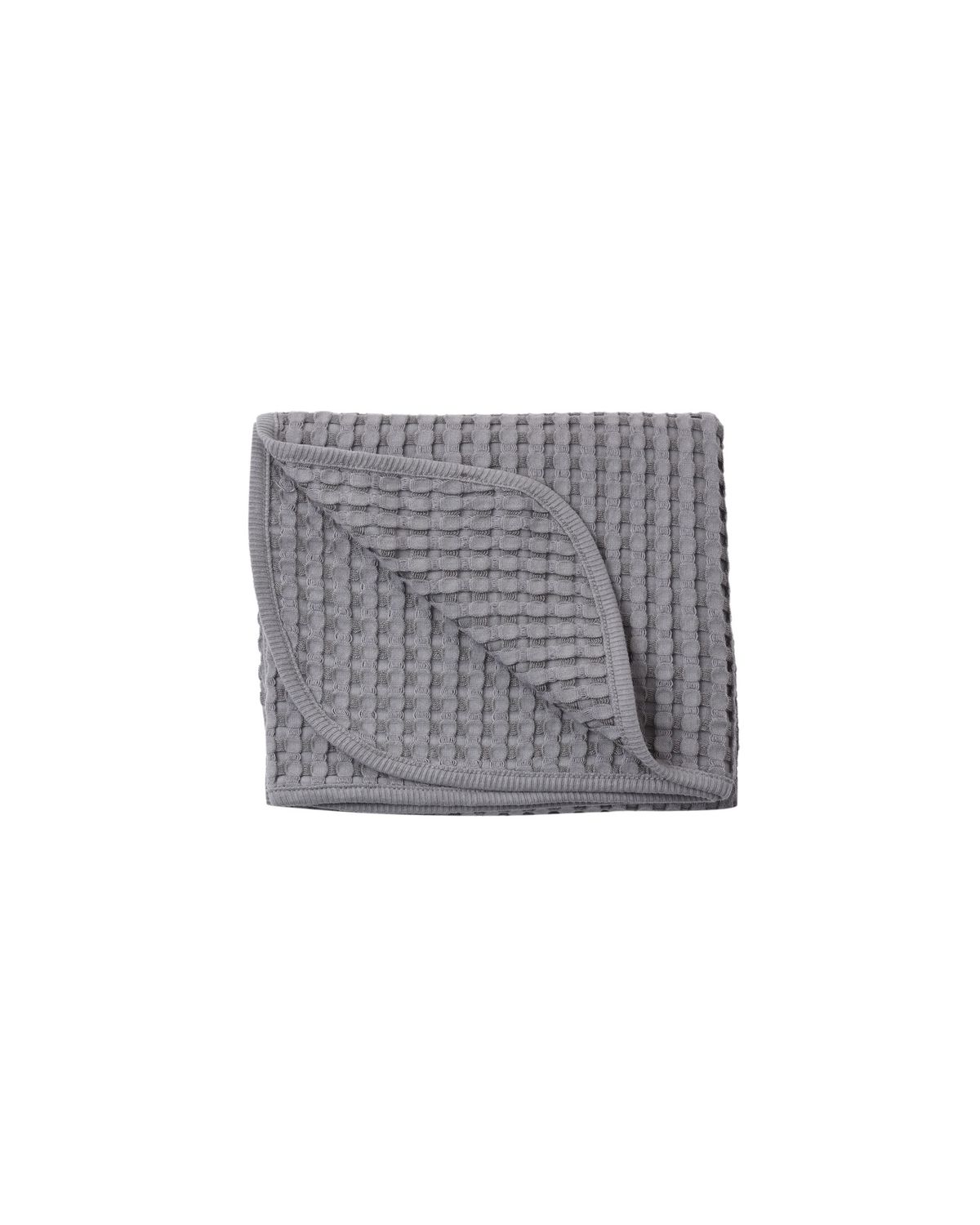 Waffle Baby Blanket Slate