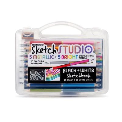 Sketch Studio Black &amp; White Travel Set
