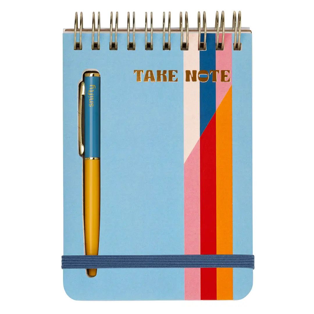 Take Note Notebook + Pen Set Blue Skies