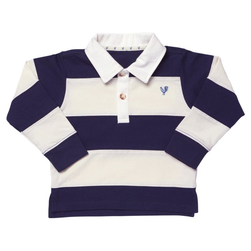 Albert Rugby Shirt Navy White