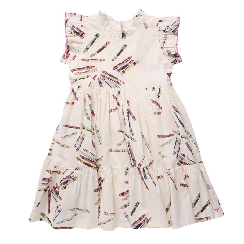 Jennifer Dress Tossed Crayons