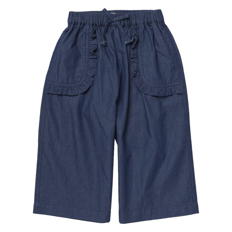 Bailey Ruffle Pant - Chambray