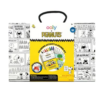 OOLY X Peanuts: Coloring Activity &amp; Sticker Kit