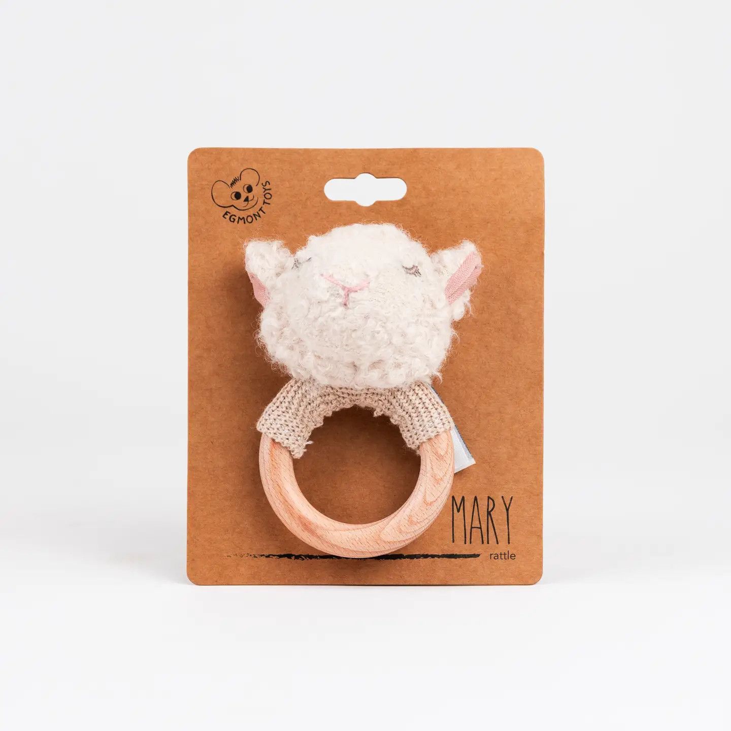 Mary the Lamb Wood Rattle