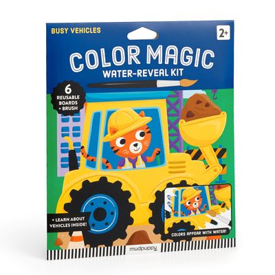 Color Magic Water Reveal Busy Vehicles