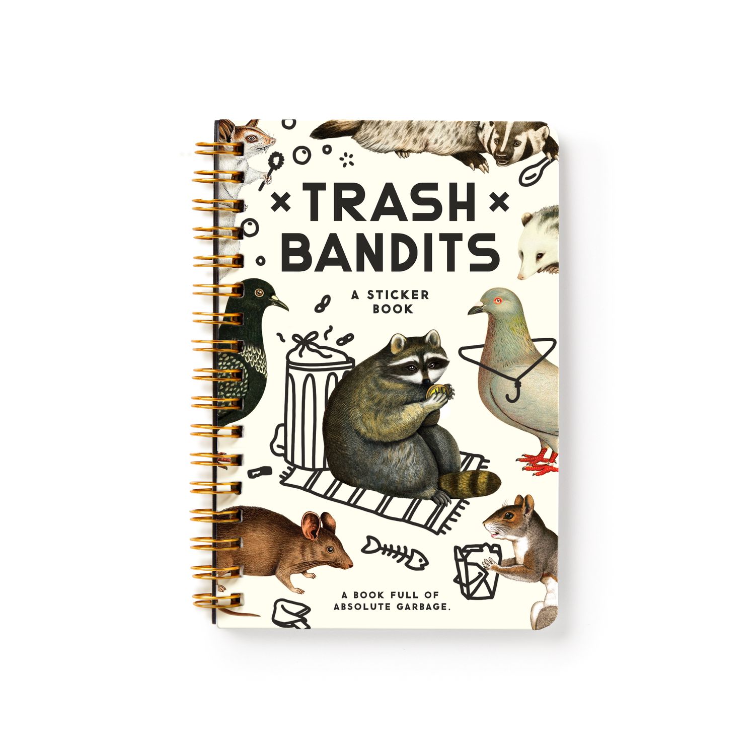 Sticker Book Trash Bandits